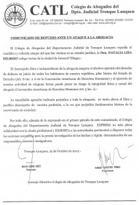 Nota Colegio de Abogados