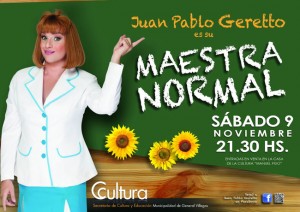 AFICHE MAESTRA NORMAL