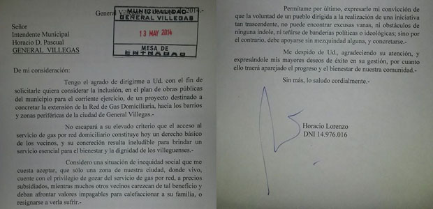 Presentaron carta al intendente Pascual solicitando la