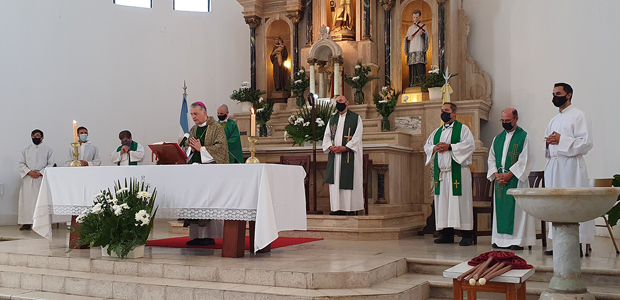 El Padre Rodrigo Di Pietro asumió en la Parroquia Nuestra Señora del Carmen  de General Villegas - Distrito Interior